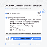 Coded Ecommerce Website Design