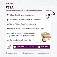 FSSAI Certificate Registration