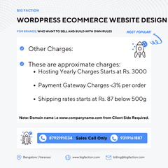 Wordpress Ecommerce Website Design