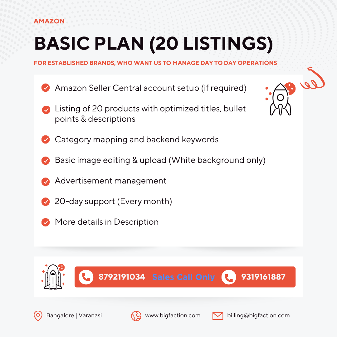 Amazon Basic Seller Services