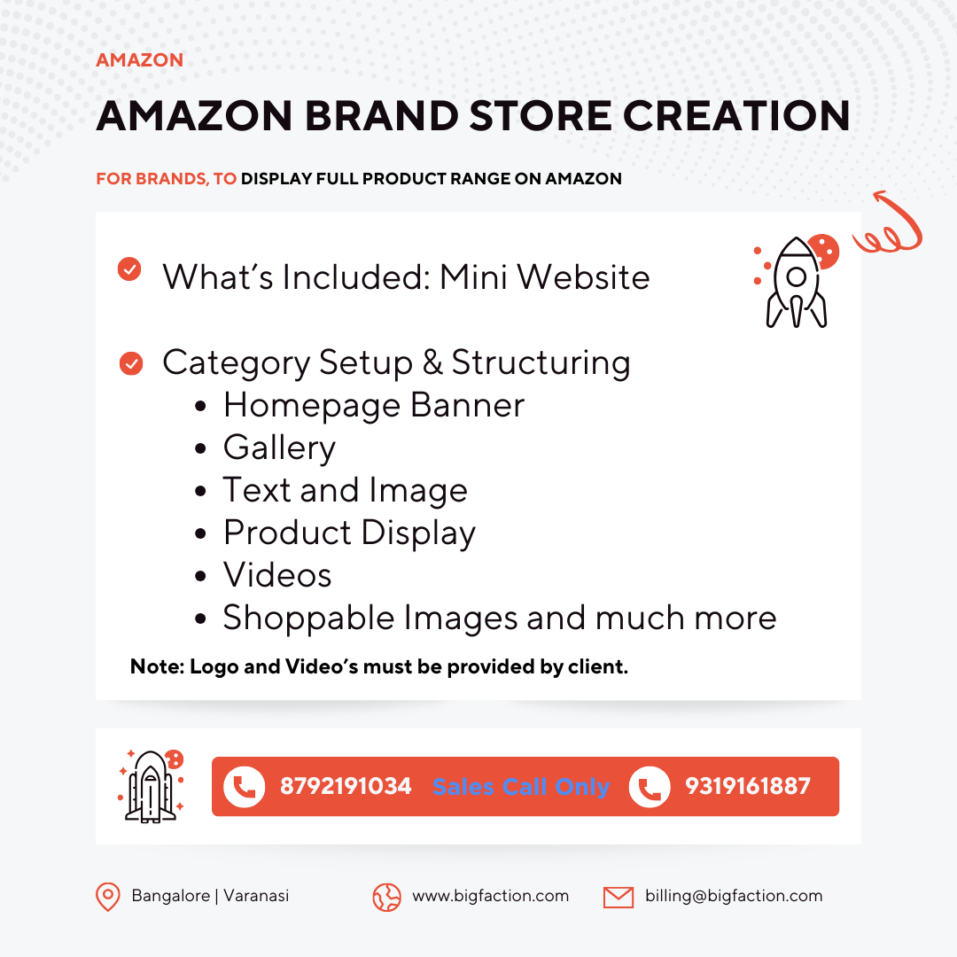 Amazon Brand Store Creation Service