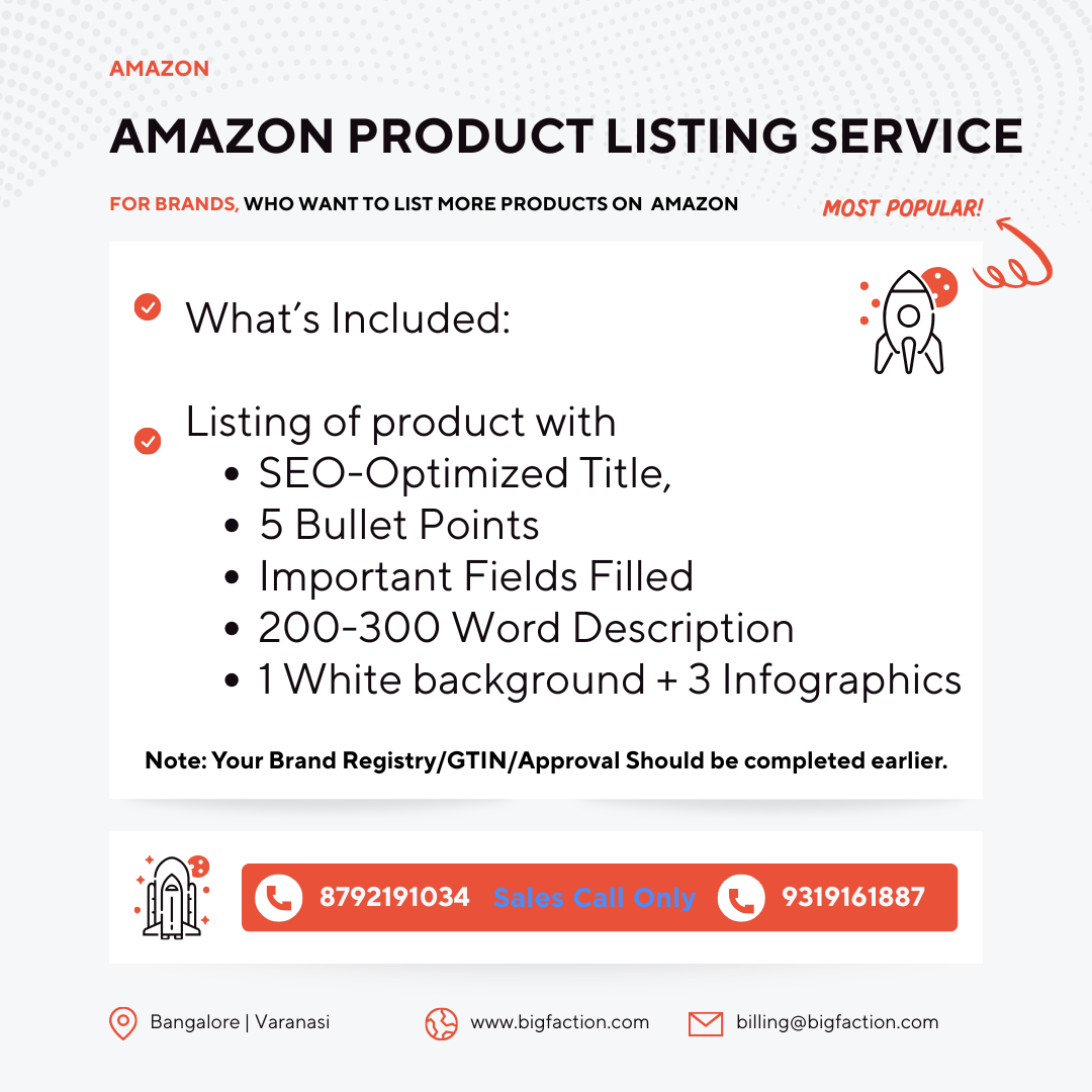 Amazon Product Listing Service