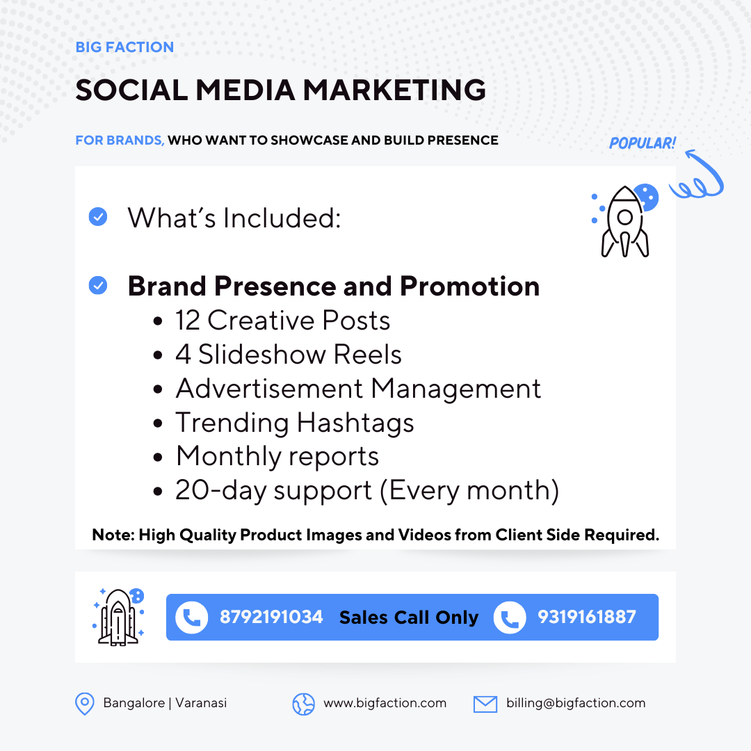 Social Media Marketing Basic Service