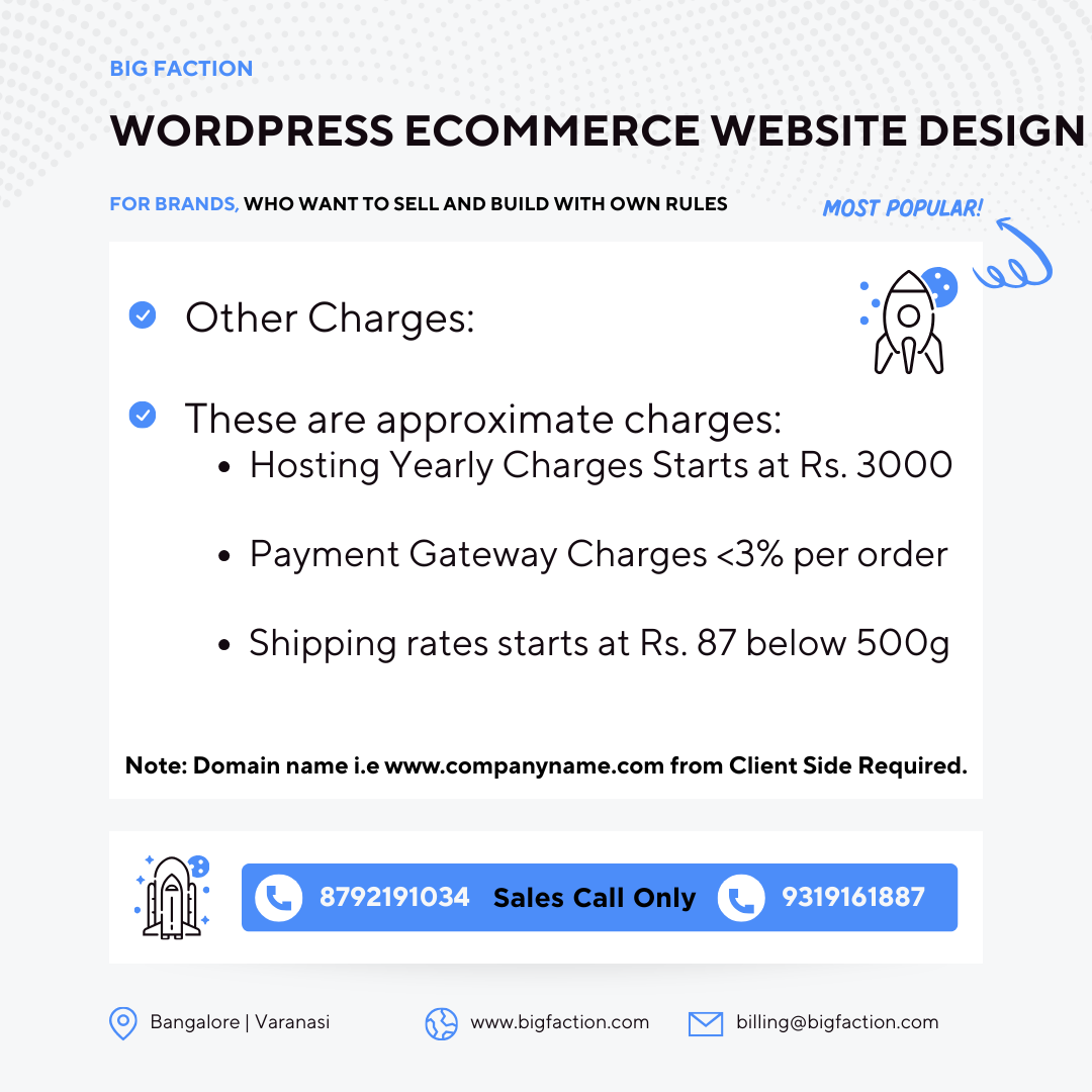 Wordpress Ecommerce Website Design